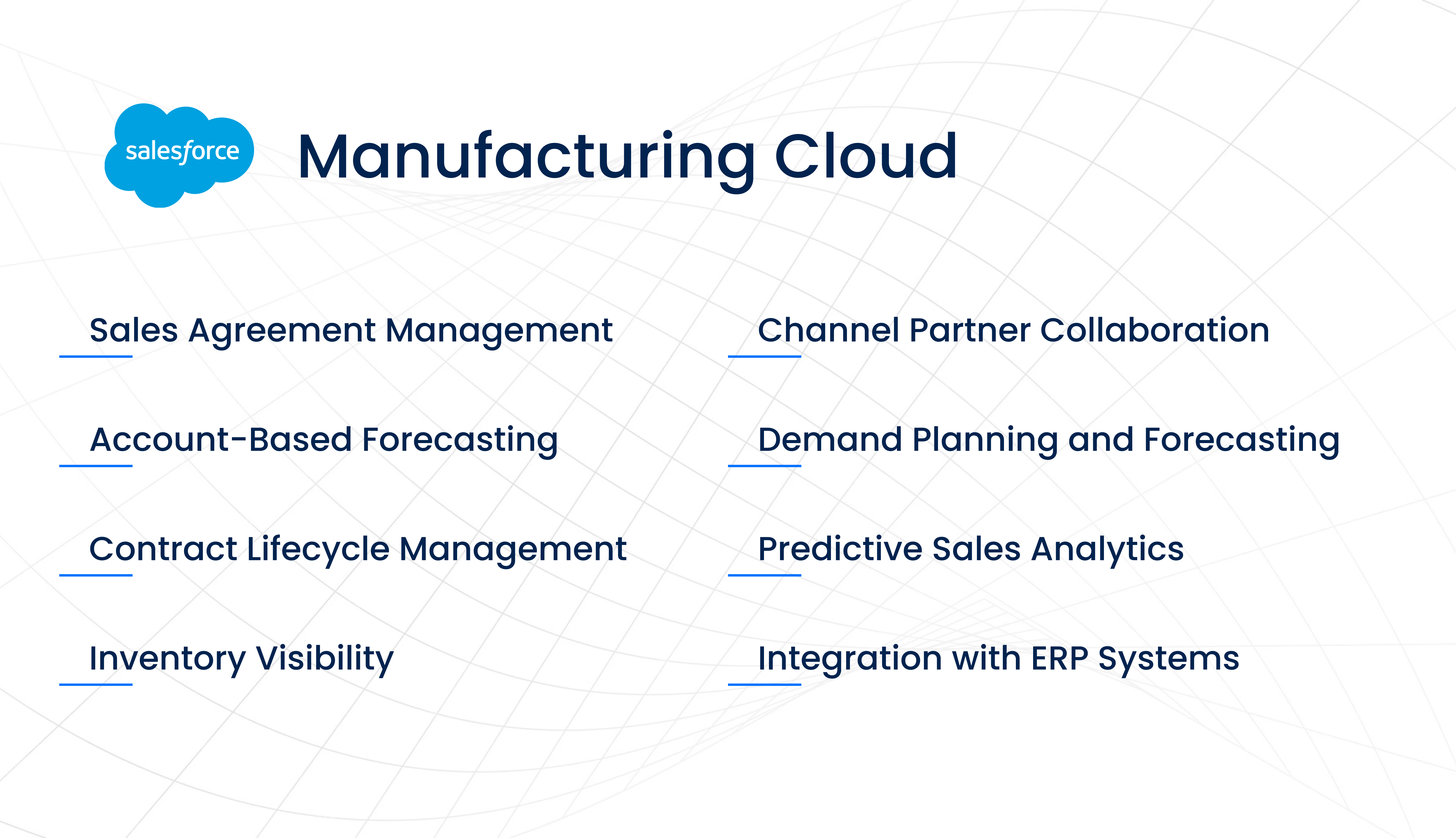 salesforce manufacturing cloud